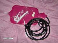 Tim Shop 2 qt. New Deluxe Enema/Douche/Hot Water Bottle/Black Tubing/Colon Clean for Elastic Parts Outdoor
