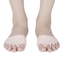 Gel Toe Separators Metatarsal Pads for Hammer Toe Straightener Spacer Bunion Pain Relief Callus Blister Hallux Valgus Overlapping Toes