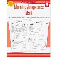 Scholastic Grade 5 Morning Jumpstart Math Workbook Education Printed Book for Mathematics