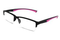 ColorViper 6904 SECOND GENERATION Semi-Rimless Flexie Reading Glasses NEW (A2 Pink, 1.00)