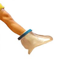 iBstone Waterproof Foot Cast Cover for Shower, Watertight Foot Bandage Protector