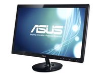 ASUS VS207D-P - LED monitor - 19.5" - 1600 x 900 - 250 cd/m2 - 80000000:1 (dynamic) - 5 ms - VGA - black