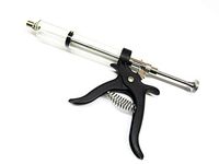 Vetmed Devices Cowboy 50cc Pistol Grip Syringe Light Weight economical Syringe with Removable 50 cc Polypropylene Barrel. Luer Lock tip. Accurately doses 1-5 cc. (Animal Only)