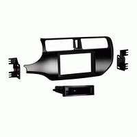 Metra Electronics 99-7368HG Radio Installation Kit ISO DIN Radio Provision w/Pocket w/o Push-To-Start High Gloss Black Radio Installation Kit