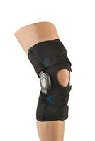 United Ortho 300290-05 Short Neoprene Wraparound Hinged Knee Brace, Medium