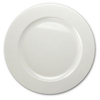 " OCCASIONS" 240 pcs Chargers, Extra Heavyweight Disposable Wedding Party Plastic Plates/Chargers/Serving Tray (12'' Plate, Plain White)