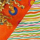 Dots/Stripes Gift Wrap - 24" X 15' - Roll