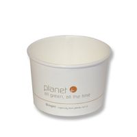 Planet + 100% Compostable PLA Laminated Food Container, 8-Ounce, 1000-Count Case