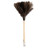ZHANGY Hand Duster- Ostrich Feather Wood Handle, Spider Web Duster/Anti-Static car/Home Dust Dirt Cleaning Tool,B