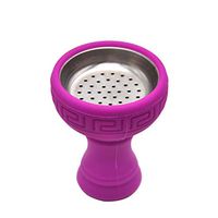 Arabian Hookah Accessories, Hookah Bowl Set, Easy Clean Coals And Saving Durable, for Hookah, Black, Blue, Red, Green, Yellow, Purple,Purple