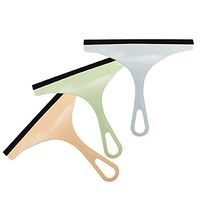 Snorda Plastic Household Bathroom Shower Squeegee Brush Wiper (Random Color) for Doors Window Mirror Car Glass Cleaning Tool