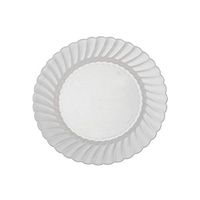 WNA 18 Count Classicware Fluted Plate, 7.5", Clear