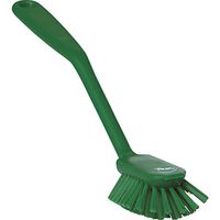 Dish Brush, 10-1/2"L, Medium, 4237, Green