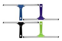 Set of 4 Black Duck Brand Slim Design 12.25" x 7" Window Shower Glass Squeegee with 4 Different Colors!