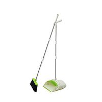Broom And Dustpan Set Collapsible Standing Plastic Dustpan Set For Home Kitchen Room