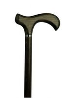 Walking Cane Platinum tone walking stick. This wooden cane has a platinum color finish. This walking aid has a weight capacity of 250 pounds and 36 inches long