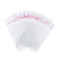 Fashewelry 1000Pcs Clear Plastic Cello Treat Bags Self Sealing OPP Cellophane Poly Bags 1.57x2.36" for Christmas Wedding Party Candy Gift Cookies Soap Candle