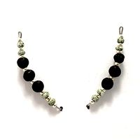 Essential Oil Diffuser Earrings Lava Stone