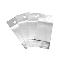PH PandaHall 1000pcs Clear Sealing Cellophane Bags with Hanging Header Flat Cello Wrap Flap Resealable Bags Cellophane Favor for Jewelry Retail Gift Party Wedding Christmas Birthday Gifts 9.5x4cm