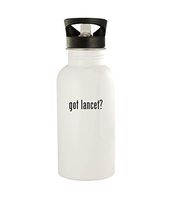 got lancet? - 20oz Stainless Steel Water Bottle, White