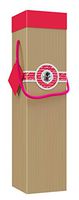 EndlessArtUS Sancerre Wine Gift Box, EZ Wine Caddy. Easy to Assemble and No Glue Required. (Pink)
