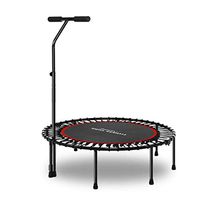 Bathtub Rails Trampoline Gym Adult Trampoline Children Indoor Trampoline Adult Weight Loss Fitness Equipment Bearing Weight 200kg (Color : Black, Size : 40inches)