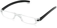 Dr. Dean Edell Slim Vision Reading Glasses, Black (+2.00)