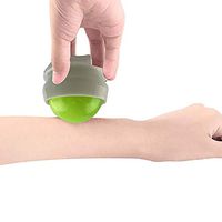 Aland Massage Roller Ball Body Therapy Foot Back Waist Hip Relaxer Stress Reliever Massage Ball Solid Resin Fitness Massager Random Color