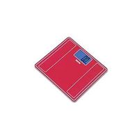 TANITA HD-385 Digital bathroom scale MR metallic red