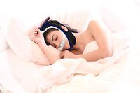CPAP Chin Strap Premium Black and Blue Design - Health and Wellness by DVGPro