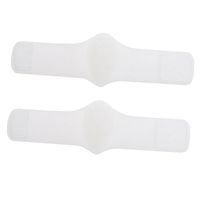 1 Pair Flexible Adjustable Silicone Gel Arch Brace Support Wrap Inserts Pads - White