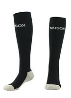 Graduated Compression Socks for Men & Women MDSOX 20-30 mmHg (Black, M) Best Stockings for Nurses, Travel, Running, Maternity Pregnancy, Varicose Veins, Medical, Blood Circulation, Leg Recovery