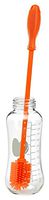 Silicone Bottle Brush Bottle Cleaner for Your Bottles Vase and Glassware Best Water Bottle Cleaning Brush for Washing Containers (Orange)