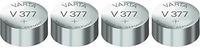 4 Varta Button Cell Type 377 Batteries