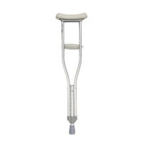 Drive Medical Aluminum Crutches with Comfortable Underarm Pad and Handgrip, Gray, Pediatric