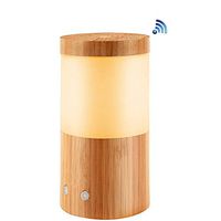 Qiumi Smart WiFi Wireless Essential Oil Aromatherapy Diffuser Glass Electric SPA Humidifier Support Google Alexa with RGB Light,Gifts for Mum