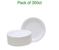 Perfect Stix Paper Plate 6-300 6" Paper Plates White, Pack of 300 (Packaging May Vary)