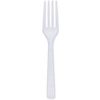 Party Dimensions 48 Count Plastic Forks, White