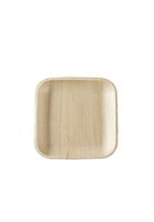 4eSync Palm Leaf Plates, All Natural and Compostable Disposable Plates, Eco Friendly and Elegant 6 inch square, 10 Count