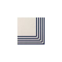 Sophistiplate 07Jy3 Classic Disposable 3-Ply Paper Luncheon Napkins, Navy (Pack of 60)