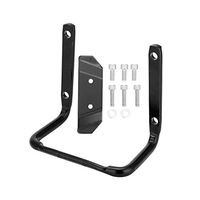 Keenso Bicycle Bottle Holder, Aluminum Alloy Bike Water Bottle Holder Bracket Seat Saddle Dual Bottles Cage Water Bottle Mount Adapter Cycling Accessories(Black)