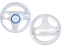 New Wii U Wii Steering Wheel Bomb Black for Racing Games, Mario Kart Racing Wheels, 2 Pieces