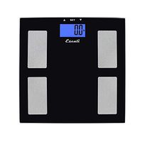 Escali USHM180G Glass Body Fat, Water, Muscle Mass Digital Scale, 400Lb/180Kg