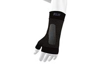OS1st WS6 Performance Wrist Sleeve (Single Sleeve) for Carpal Tunnel Syndrome, Wrist Pain, Wrist Strain and Arthritis (Black, X-Large)