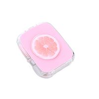 Dual Glasses Contact Lens Case - Travel Contact Lens Case2 Kit with Mirror Solution Bottle Tweezers Container Holder