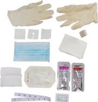 Medical Action One Time Central Line Dressing Tray Sterile Gloves Swab Gauze Sponges Etc