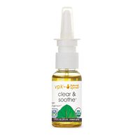 Organic Clear & Soothe | 0.95 fl. oz. | Herbalized Sesame Oil | Natural Nasal Lubricant to Maintain Moist Sinuses