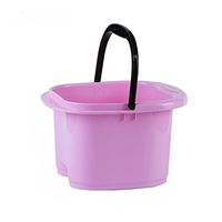 Foot spa Portable Foot Tub Shower Foot Bathtub Plastic Basin Relaxation (Color : Purple)