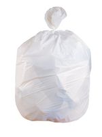 Jaguar RW4347X 43x47 0.9 Mil White Low-Density Kart Can Liners (50 per case)
