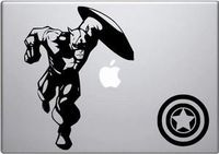 Captain America Macbook Vinyl Sticker Laptop Skin